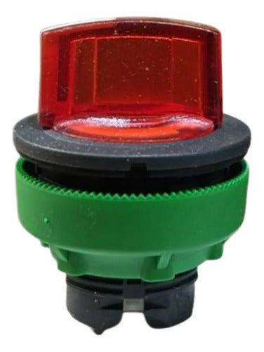 Cabeçote Para Chave Comutadora Faceada Zb5fk1343 Schneider Vermelho 0