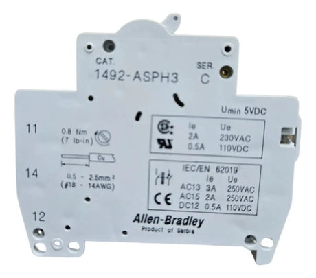 Contato Auxiliar 1492-asph3 Allen Bradley Novo! -