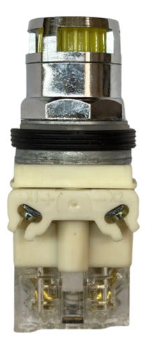 Botão 30mm Metálico Amarelo 9001k3l40yh13 Schneider Amarelo