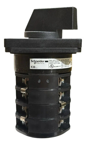 Comutador Rotativo 32a K30h004pp Schneider Preto 600