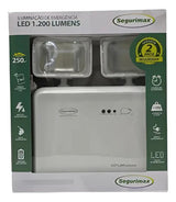 Luminária De Emergência 1200lm Led Autônoma Segurimax Branco