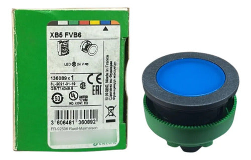 Sinalizador Faceado 24vac/dc Azul Xb5fvb6 Schneider