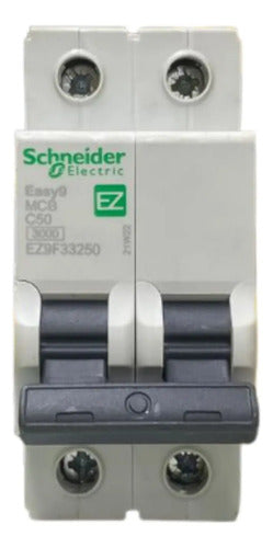 Kit C/ 2: Disjuntor Termomagnético 1p 50a K32a2c50 Schneider