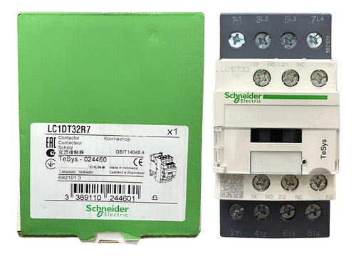 Contator 4p Tesys Deca 32a 440vca Lc1dt32r7 Schneider 440vca