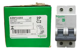 Disjuntor Easy9 2p 2a 3ka 400vca Curva C Ez9f33202 Schneider