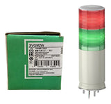 Coluna Luminosa Xvgm2w Ø60mm Led Vm Vd 220v Schneider Vermelho E Verde 220 Vca
