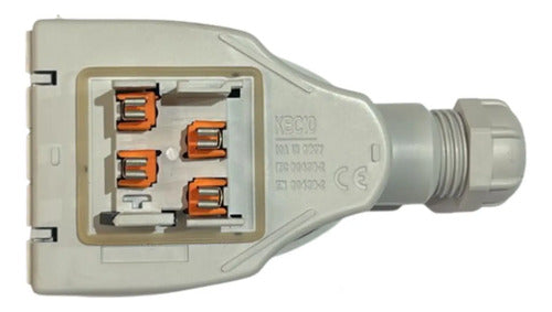 Conector Canalis 10a C/ Seleção De Fase Kbc10dcb40 Schneider