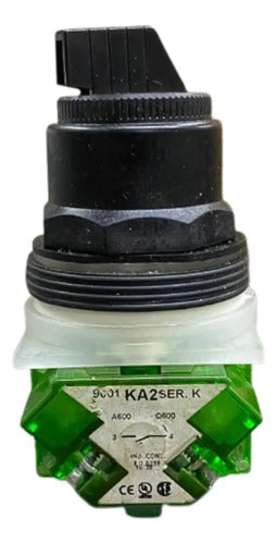 Comutador 30mm Plasti Manopla Curta 2 9001sks11bh7 Schneider