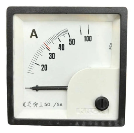 Amperimetro Fm72pc 72x72mm 50/100/5a Travamento Em 31a Kron