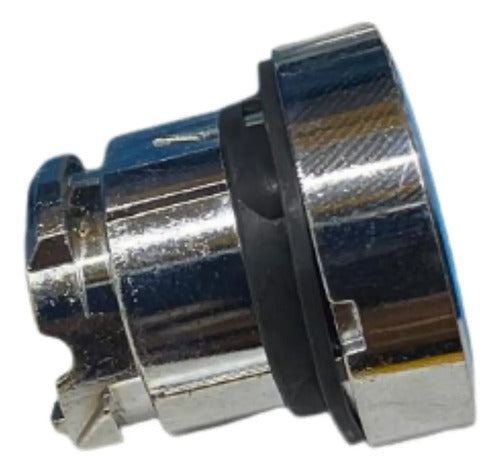 Kit Com 3: Cabeçote Para Botão Ø22mm Azul Zb4ba6 Schneider Azul -