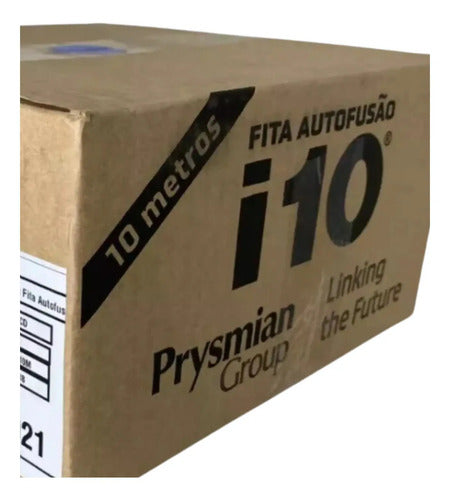 Kit Com 20: Fita Isolante I10 Alta Tensão Autofusão Prysmian Preto Lisa