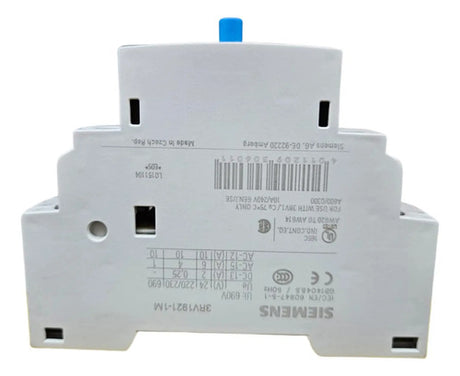 Bloco De Contato Auxiliar 3rv1921-1m Siemens