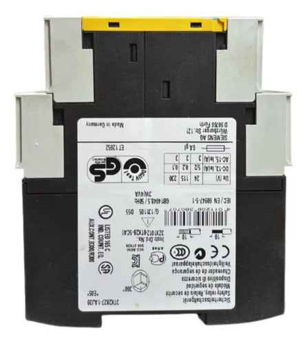 Relé De Segurança 3tk2827-1aj20 115vca 50hz Siemens 115vca