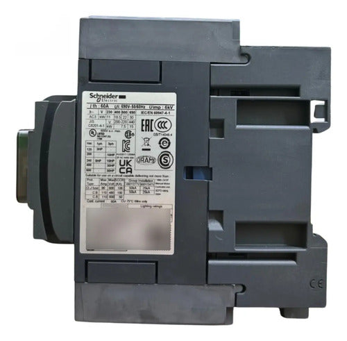 Contator Tesys 3p Ac-3 380vca 1na+1nf Lc1d40aq7 Schneider 380v