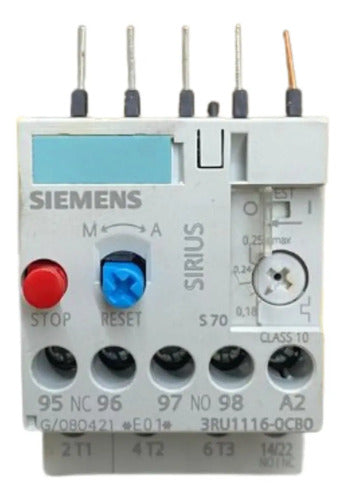 Relé Térmico 3ru1116-0cb0 0,18-0,25a Siemens -