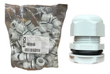 Kit C/ 20 Peças: Prensa Cabo 3/4'' Bsp3/4 Cinza S853ci Steck