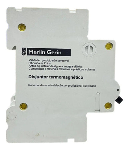 Kit Com 2 Peças: Disjuntor 1p 80a K32a1c80 Schneider
