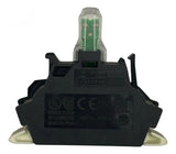 Kit Com 2: Bloco Luminoso Led Amarelo Zbvb55 Schneider Amarelo 24 Vca/cc