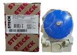 Tomada Sob 3p+t 32a 200/250v 9h Azul Dj Bq Ss4209d Steck Azul