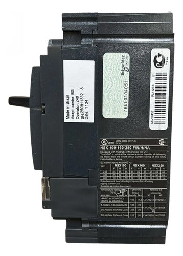 Disjuntor Compact 25a 3p Nsx100f-ma25 Lv429742 Schneider