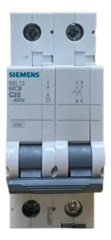 Kit Com 2: Disjuntor 2p 20a Curva C 5sl1220-7mb Siemens