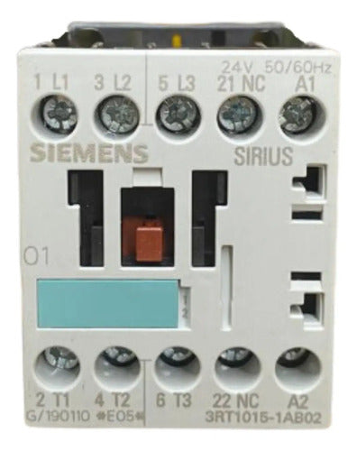 Contator 3rt1015-1ab02 7a 24v 60hz Siemens 24v
