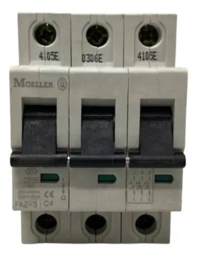 Disjuntor Tripolar 4a 10ka Faz-3-c4 Moeller