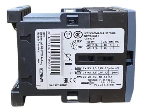 Contator Auxiliar 3rh2122-1bb40 24v Siemens  24v