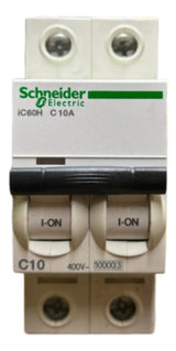 Disjuntor Acti9 Ic60h 2p Curva C 10a 440v A9f84210 Schneider