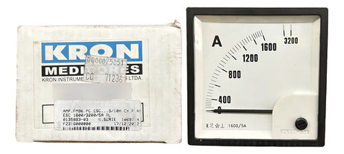 Amperimetro Fm96pc 1600/3200/5a Sem Travamento Ip54 Kron