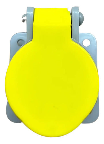 Kit Com 2: Tomada 2p+t 16a 100/130v 4h Amarelo S3044 Steck Amarelo
