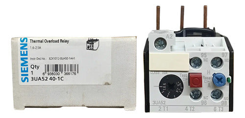 Rele De Sobrecarga 3ua5240-1c 1,6-2,5a Siemens -