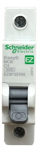 Disjuntor Easy9 1p 4a 3ka 230vca Curva C Ez9f33104 Schneider 230 V 50/60 Hz
