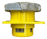 Tomada S5044w 3p+t+n 16a 4h Ip67 Amarelo Steck Amarelo