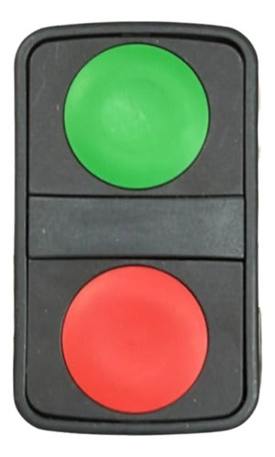 Kit Com 2 Peças: Cabeçote Vd/ Vm Zb5aa7340 Schneider Vermelho E Verde -