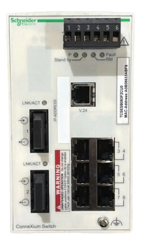 Switch Gerenciavel Basic 6 Tcsesb083f2cu0 Schneider