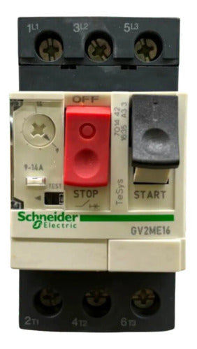 Disjuntor Motor Termomagnético 9-14a Gv2me16 Schneider 690v 50-60hz