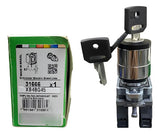 Chave Seletora Metalica Ø22mm 2 Pos Xb4bg45 Schneider Metal Cromado