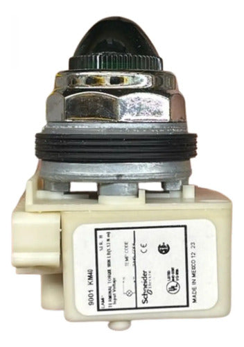 Sinaleiro 30mm Metálico Verde 9001kp40g9 Schneider