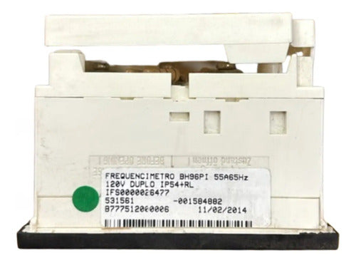 Frequencimetro Bh96pi 96x96mm 55 A 65hz Duplo 120v Ip54 Kron
