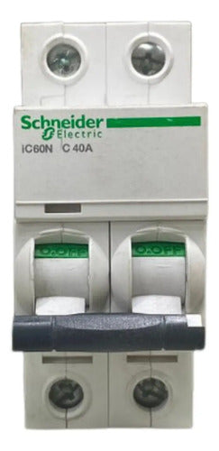 Disjuntor Acti9 Ic60n 2p 40a Curva C A9f74240 Schneider