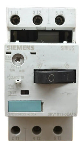 Disjuntor Motor 3rv1011-0ea15 0,28-0,4a Siemens Não Informado 50/60hz