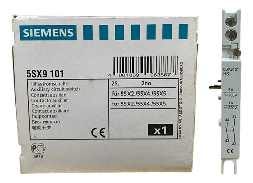 Contato Auxiliar 5sx9-101 (5sx9 101) Siemens -