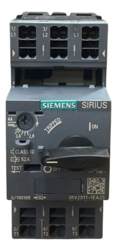 Disjuntor Motor 3rv2011-1ea20 2,8-4,0a Siemens Não Informado 50