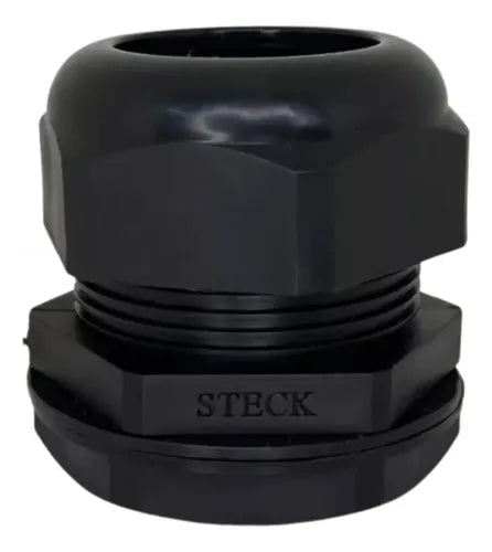 Kit Com 5: Prensa Cabo Pvc 2 S857lpti R-longa Preto Steck