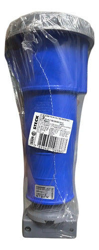 Acoplamento 3p+n+t 63a 200/250v 9h Azul S5559w Ip67 Steck Azul