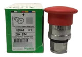 Kit Com 2 Cabeçote P/ Botão Ø22mm Metálico Zb4bt4 Schneider Vermelho