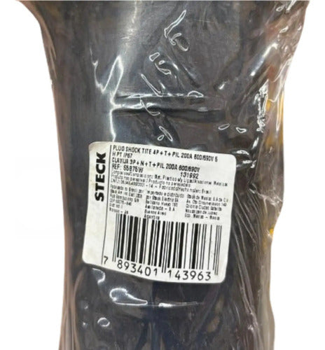 Plug 3p+n+t+pil 200a 600/690v 5h Preto Ip67 S5875w Steck 690v