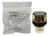 Kit Com 2: Botão B2/10 22mm Incolor Cromado Schmersal Incolor
