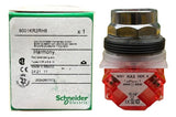 Botão 30mm Metálico 1nf Vermelho 9001kr2rh6 Schneider Vermelho -